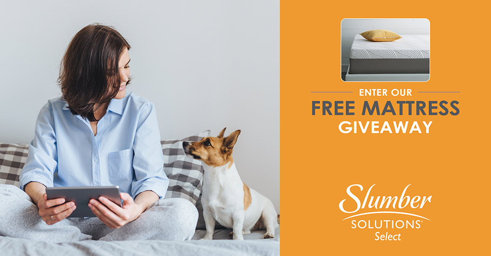 SSS Mattress Giveaway_JAN_web Bluezoom Slumber Solutions Mattress giveaway campaign
